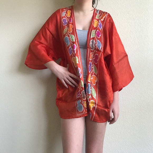 Vintage Silk Kimono - Picture 5 of 5